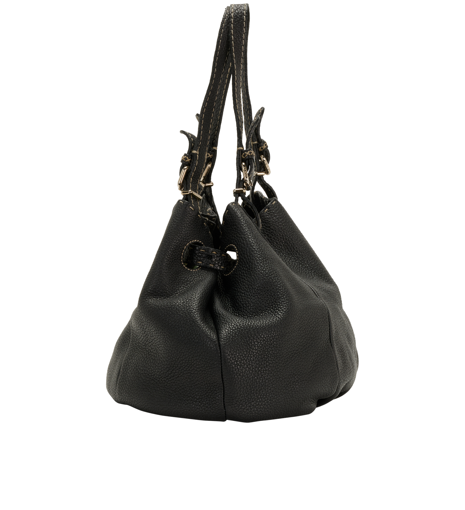 Selleria Pomodorino, &pound;295, Handbags, Black, Leather, Side view